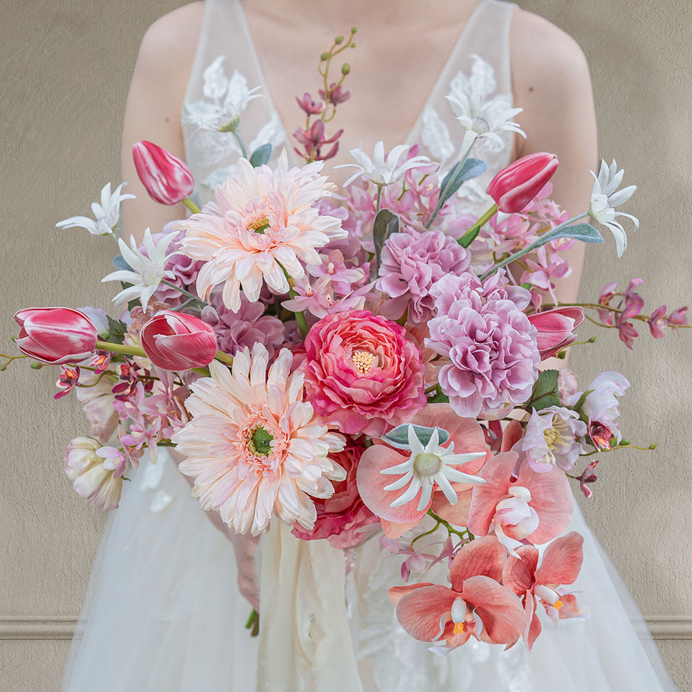 レンタルブーケ「シュクレ・ロゼ」