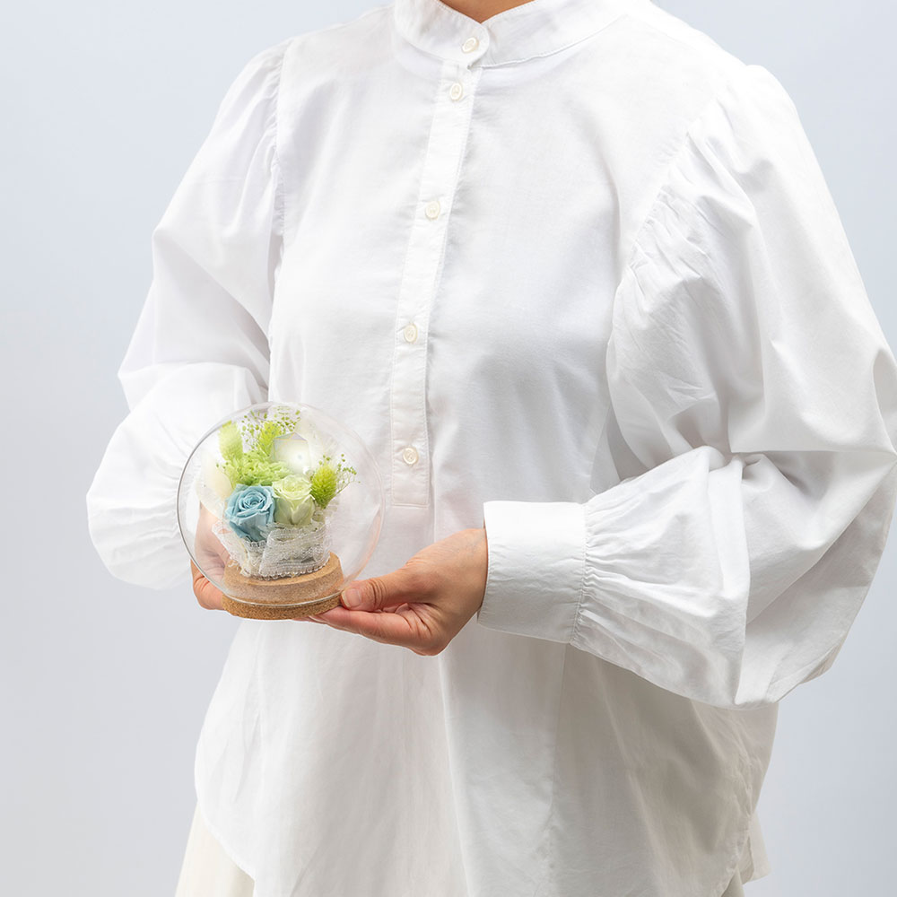 【誕生石】5月 プリザーブドアレンジメント「エメラルド」