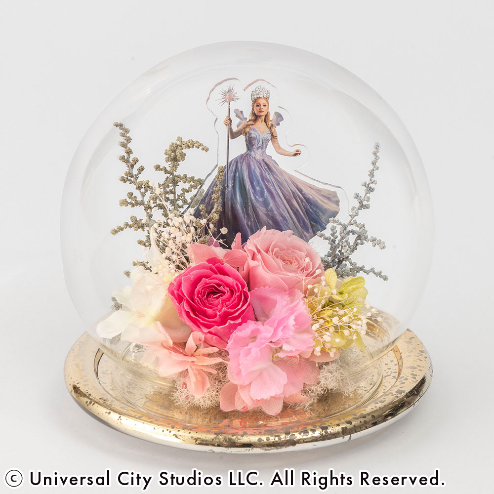 ウィキッド プリザーブド＆アーティフィシャルフラワーアレンジメント「グリンダ」