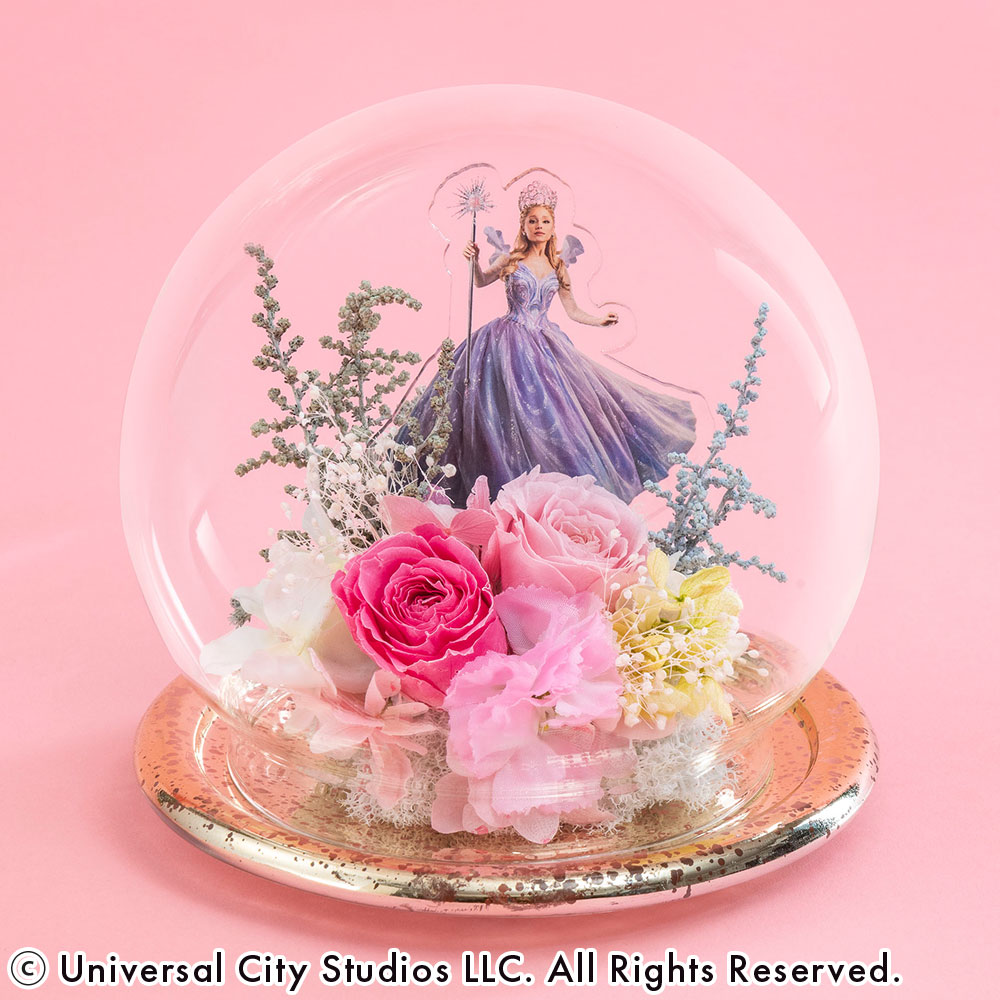 ウィキッド プリザーブド＆アーティフィシャルフラワーアレンジメント「グリンダ」