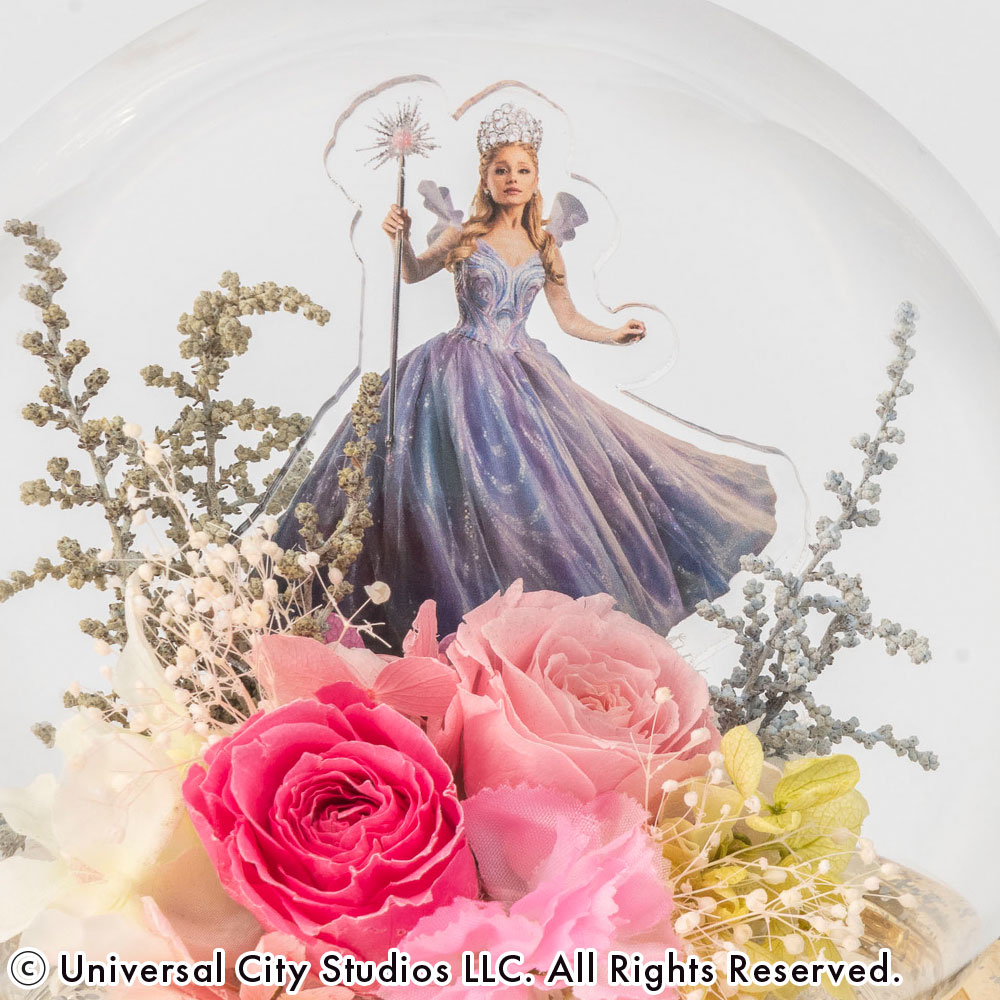 ウィキッド プリザーブド＆アーティフィシャルフラワーアレンジメント「グリンダ」