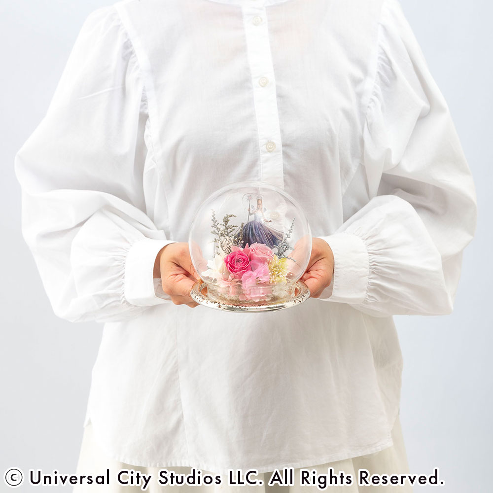 ウィキッド プリザーブド＆アーティフィシャルフラワーアレンジメント「グリンダ」