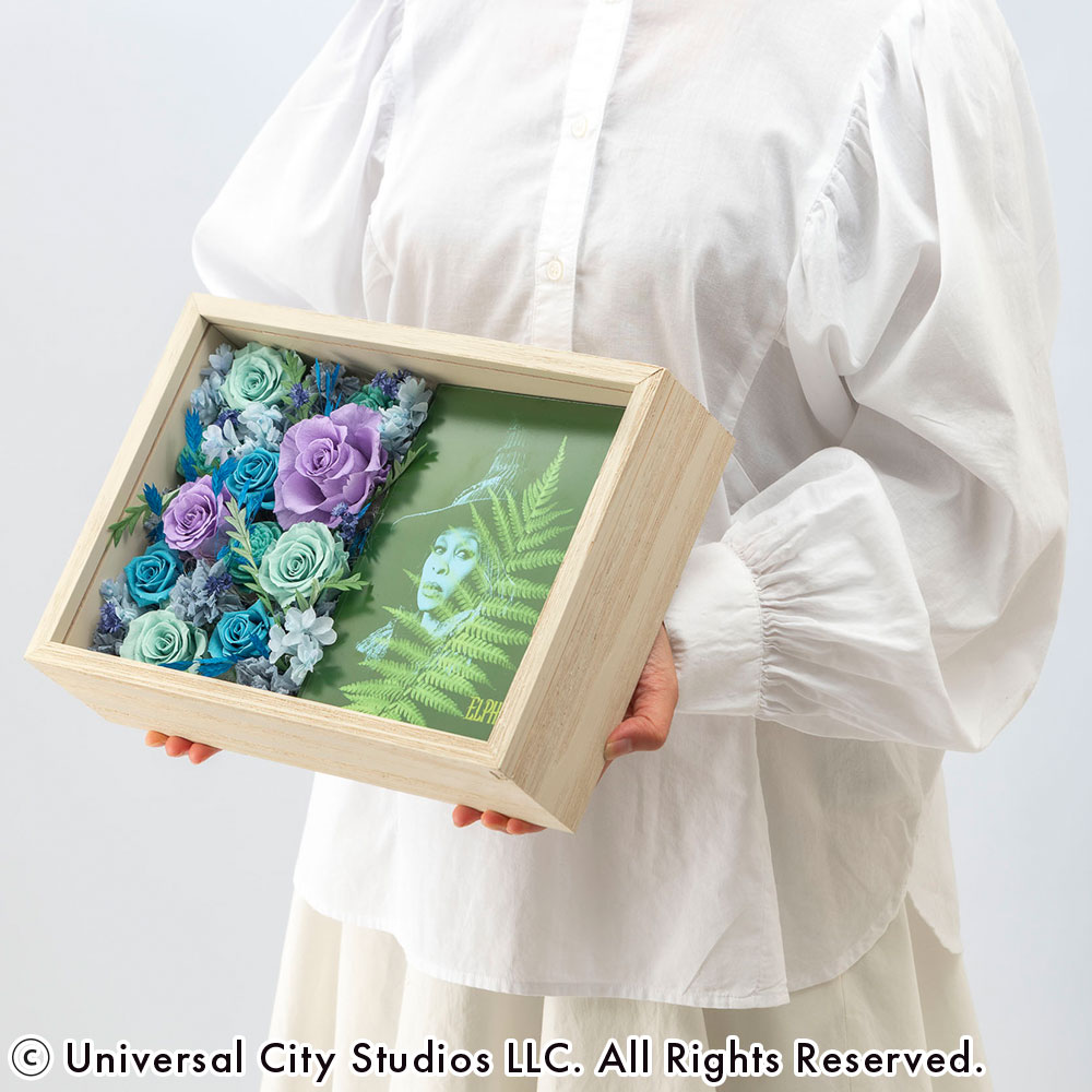 ウィキッド フラワーフレームアート「エルファバ」