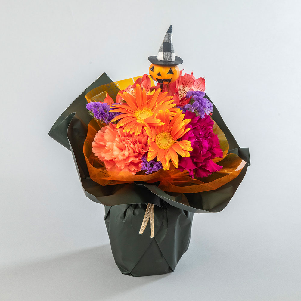 【期間限定】そのまま飾れるブーケ「Halloween with Flowers」
