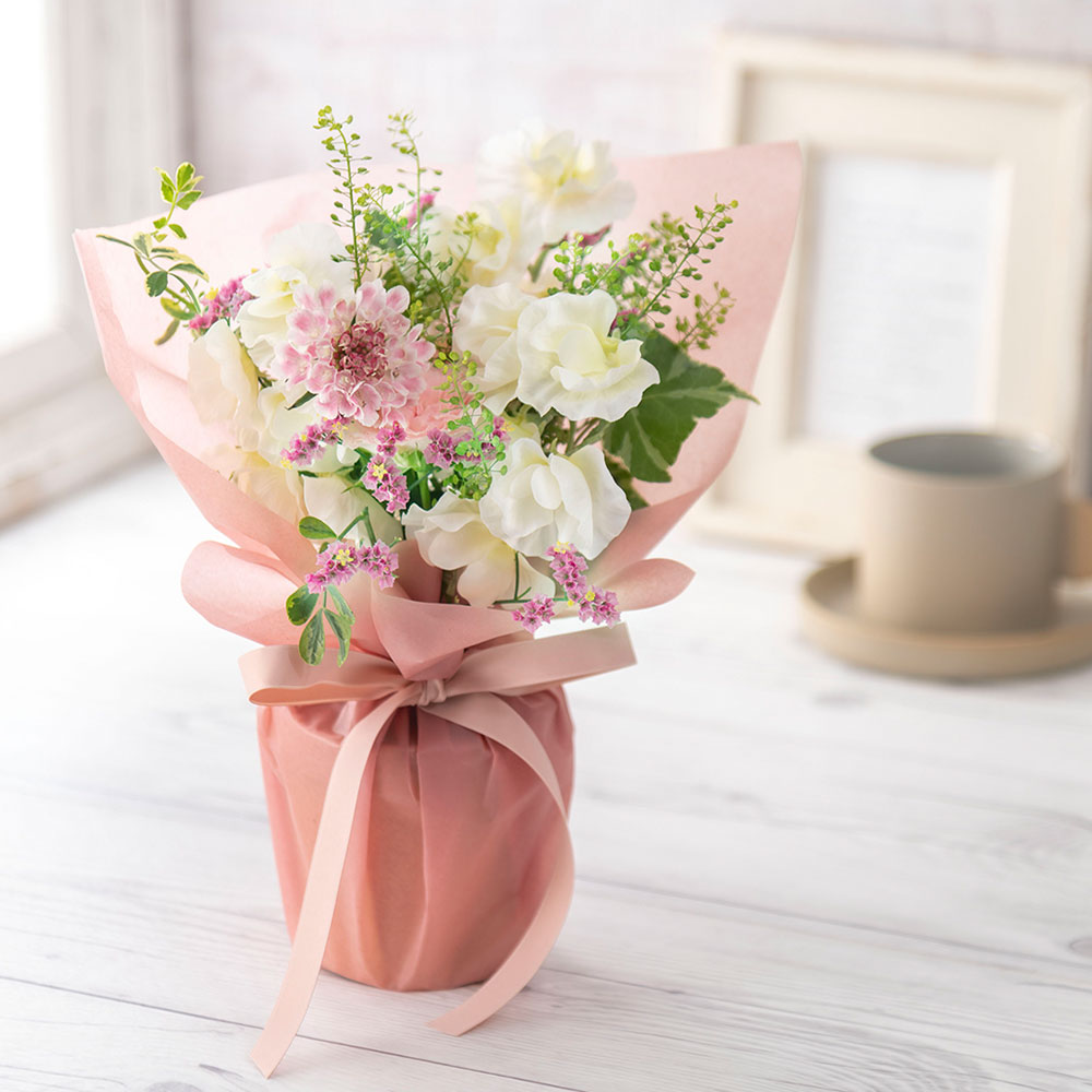 旬の花 季節のそのまま飾れるブーケ「ナチュラルチャーム」