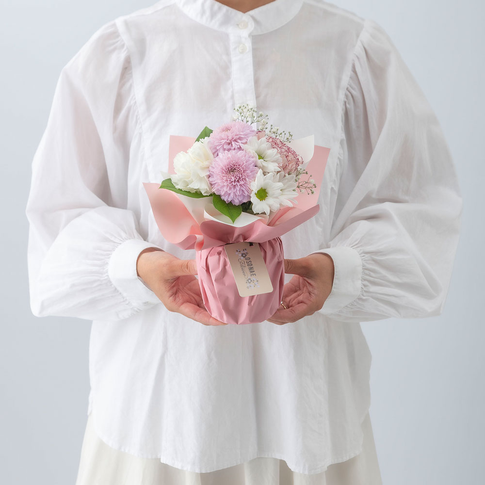 【お供え用】 O・SO・NA・E flower 「冬のそのまま飾れるブーケ」