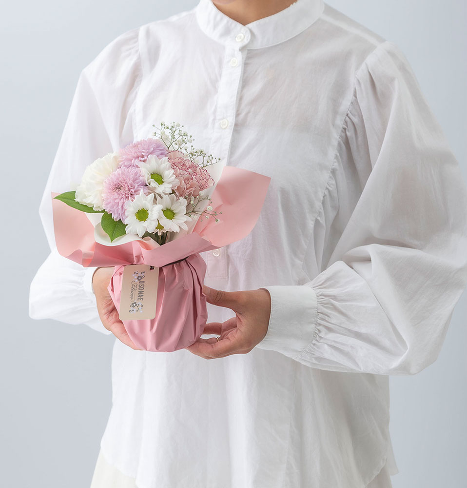 【お供え用】 O・SO・NA・E flower 「冬のそのまま飾れるブーケ」