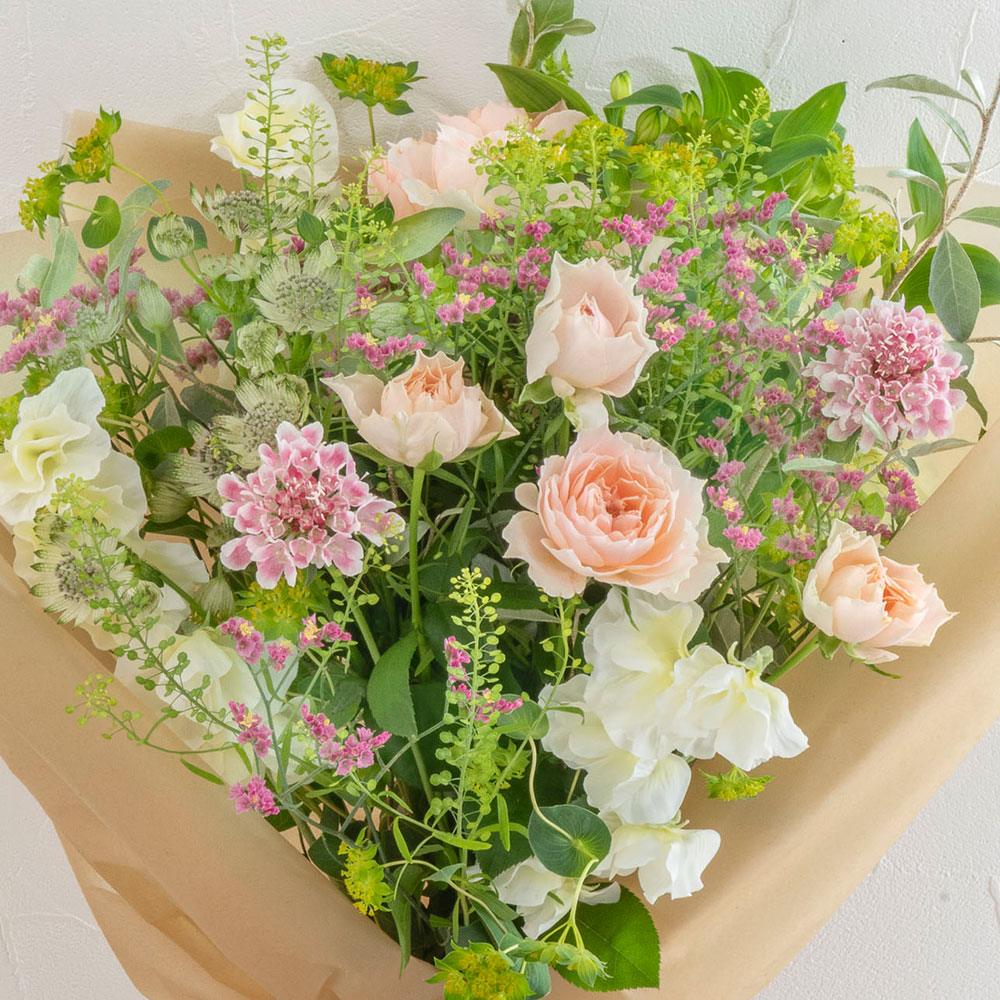 旬の花 季節の花束「ナチュラルブルーム」