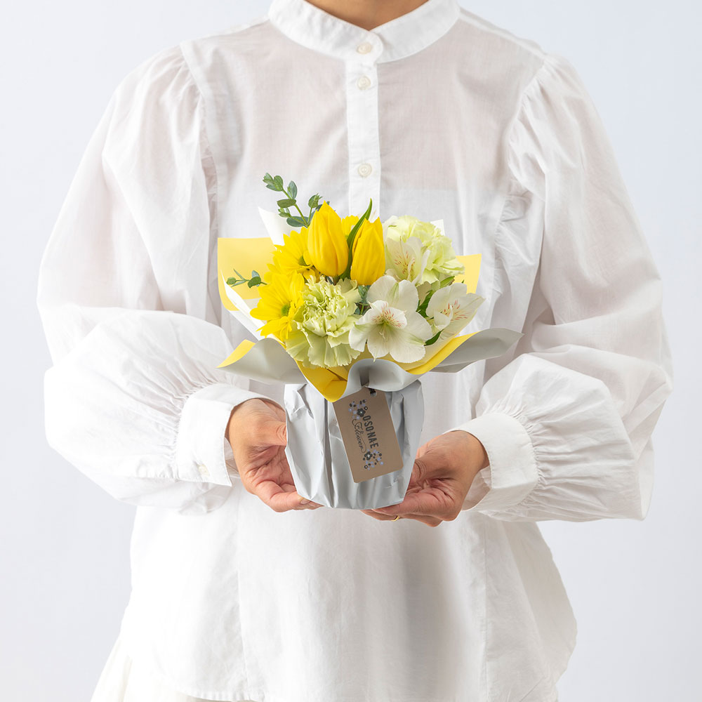 【お供え用】 O・SO・NA・E flower 「1月のそのまま飾れるブーケ」