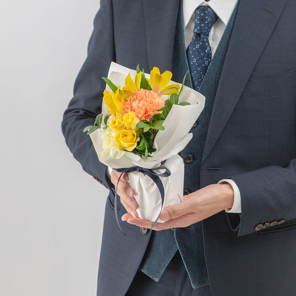 そのまま飾れるブーケ「エール」