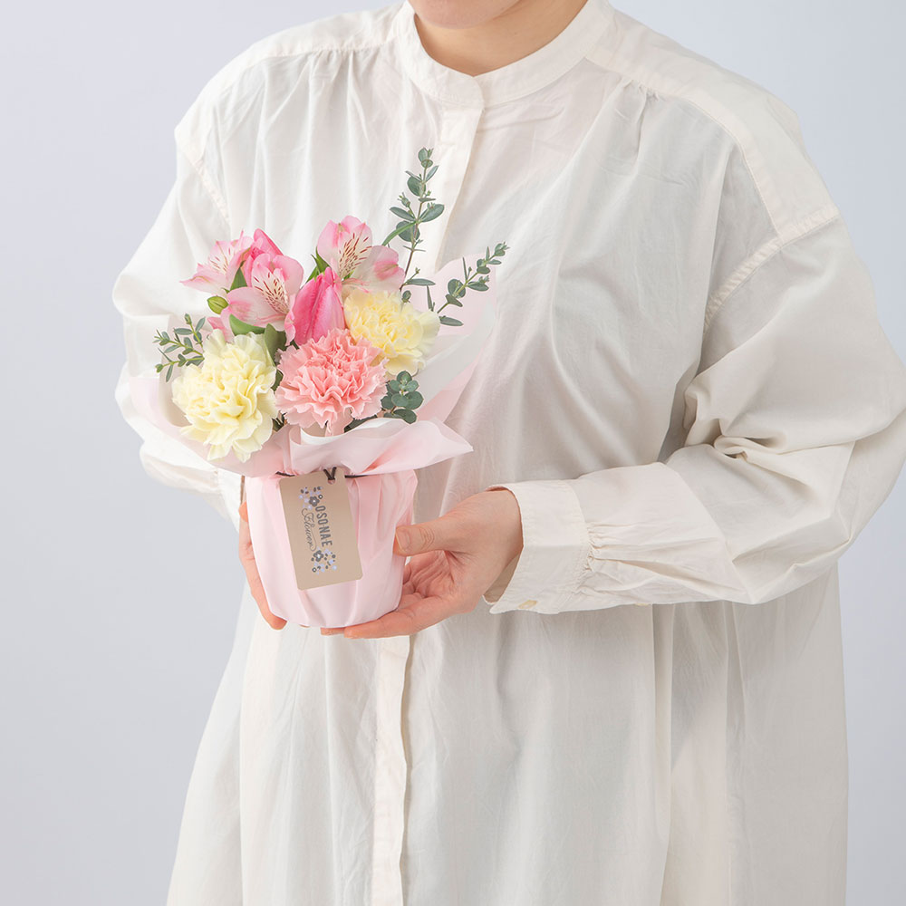 【お供え用】 O・SO・NA・E flower 「2月のそのまま飾れるブーケ」