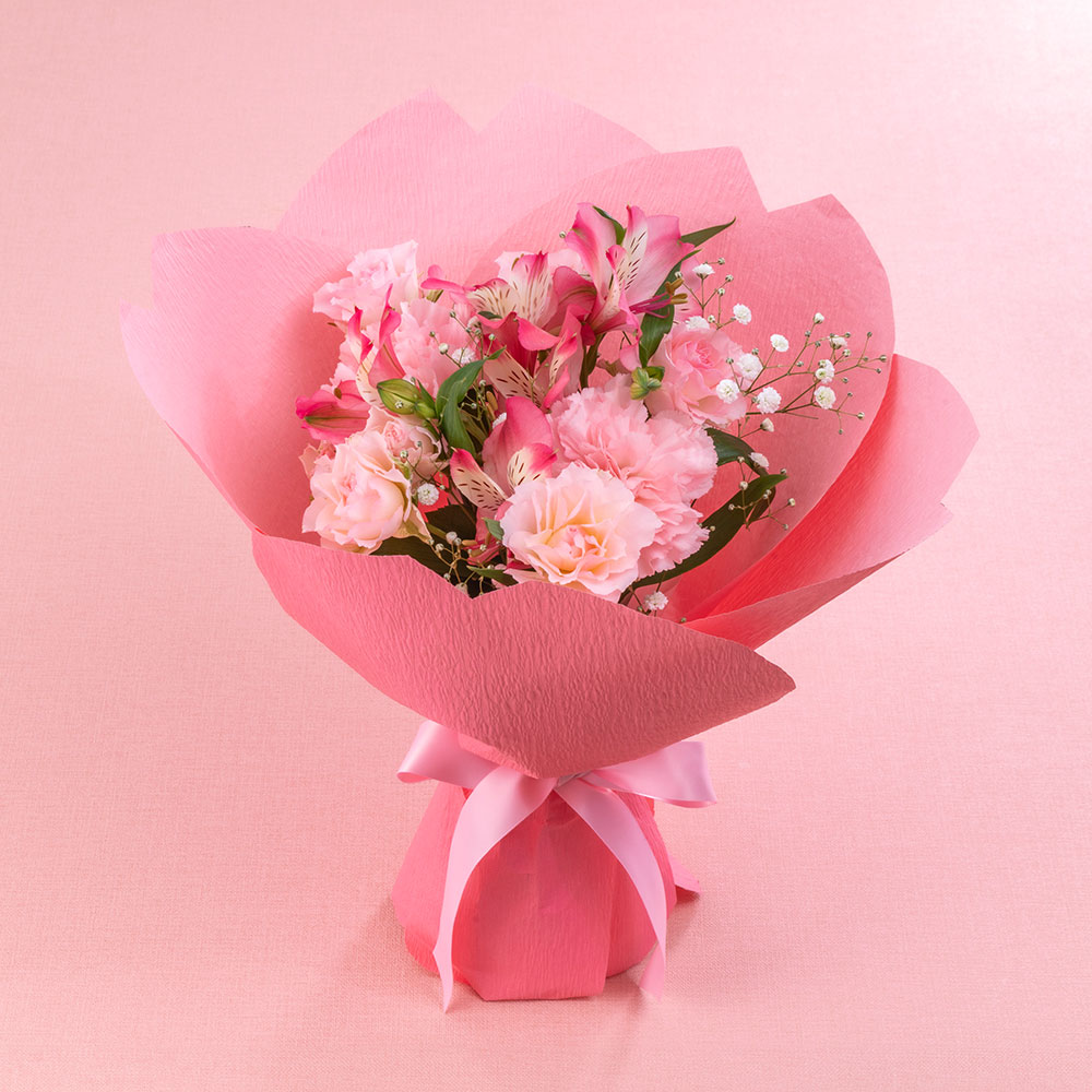 そのまま飾れる桜の形をした花束「はんなり -SAKURA-」