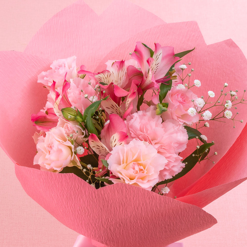 そのまま飾れる桜の形をした花束「はんなり -SAKURA-」