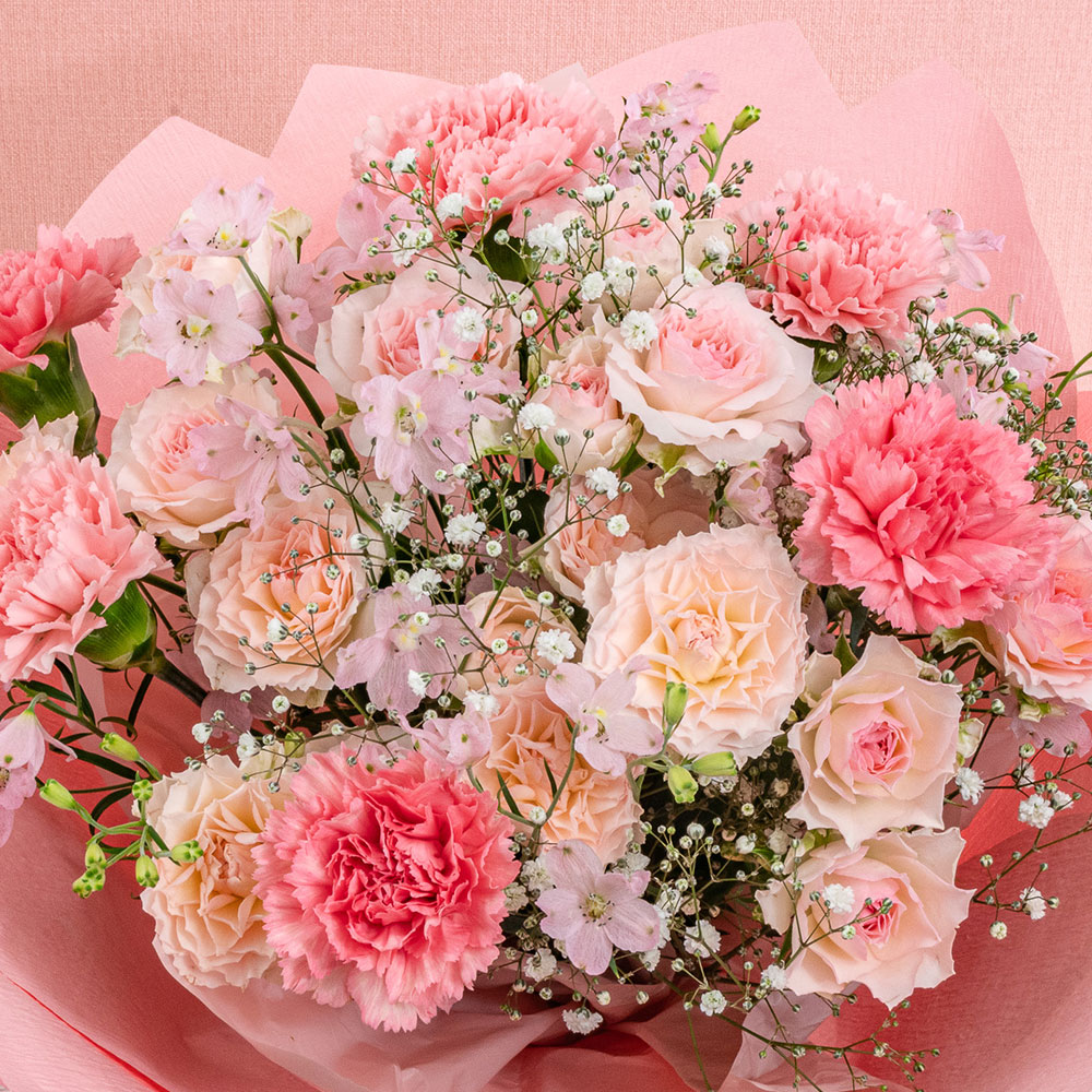 そのまま飾れる桜の形をした花束「ひらり -SAKURA-」