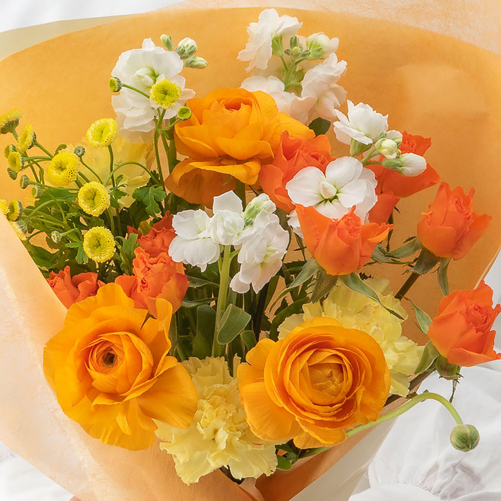 3月旬の花 ラナンキュラス 花束「レルシール」