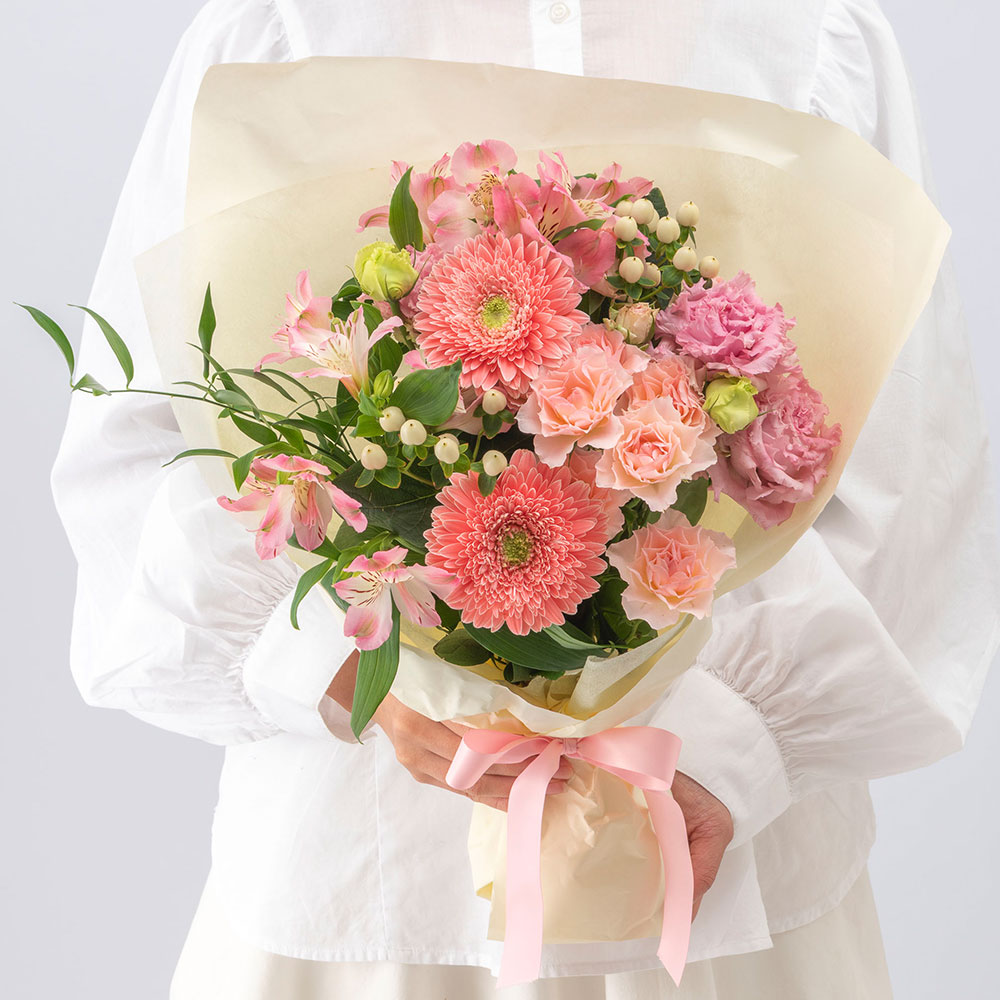 【最短翌日届け】春の旬の花 バラ 花束「タンカルム」