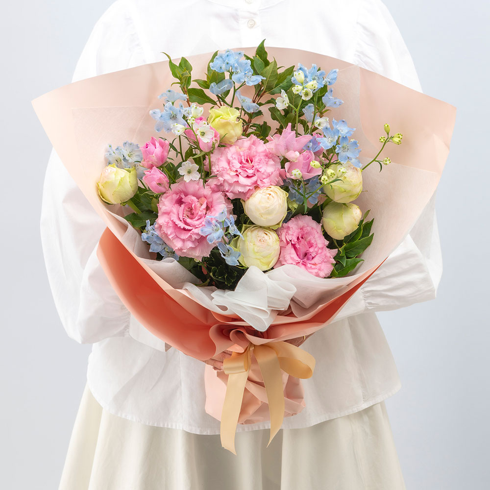 6月旬の花 デルフィニウム 花束「アポロン」