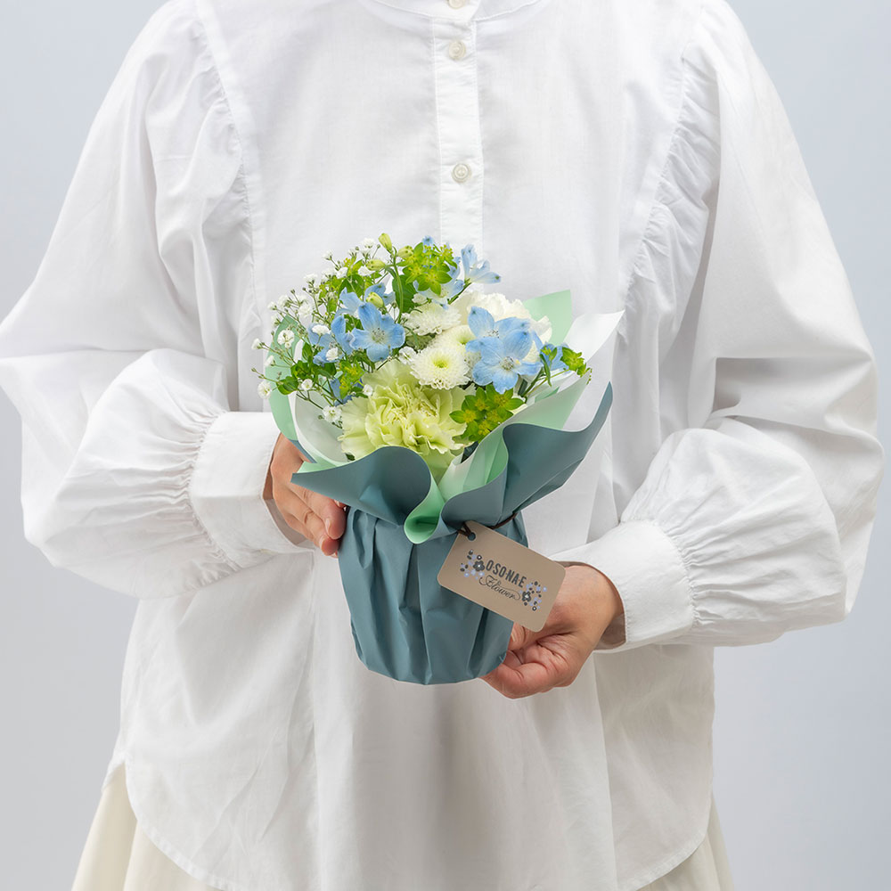 【お供え用】 O・SO・NA・E flower 「6月のそのまま飾れるブーケ」