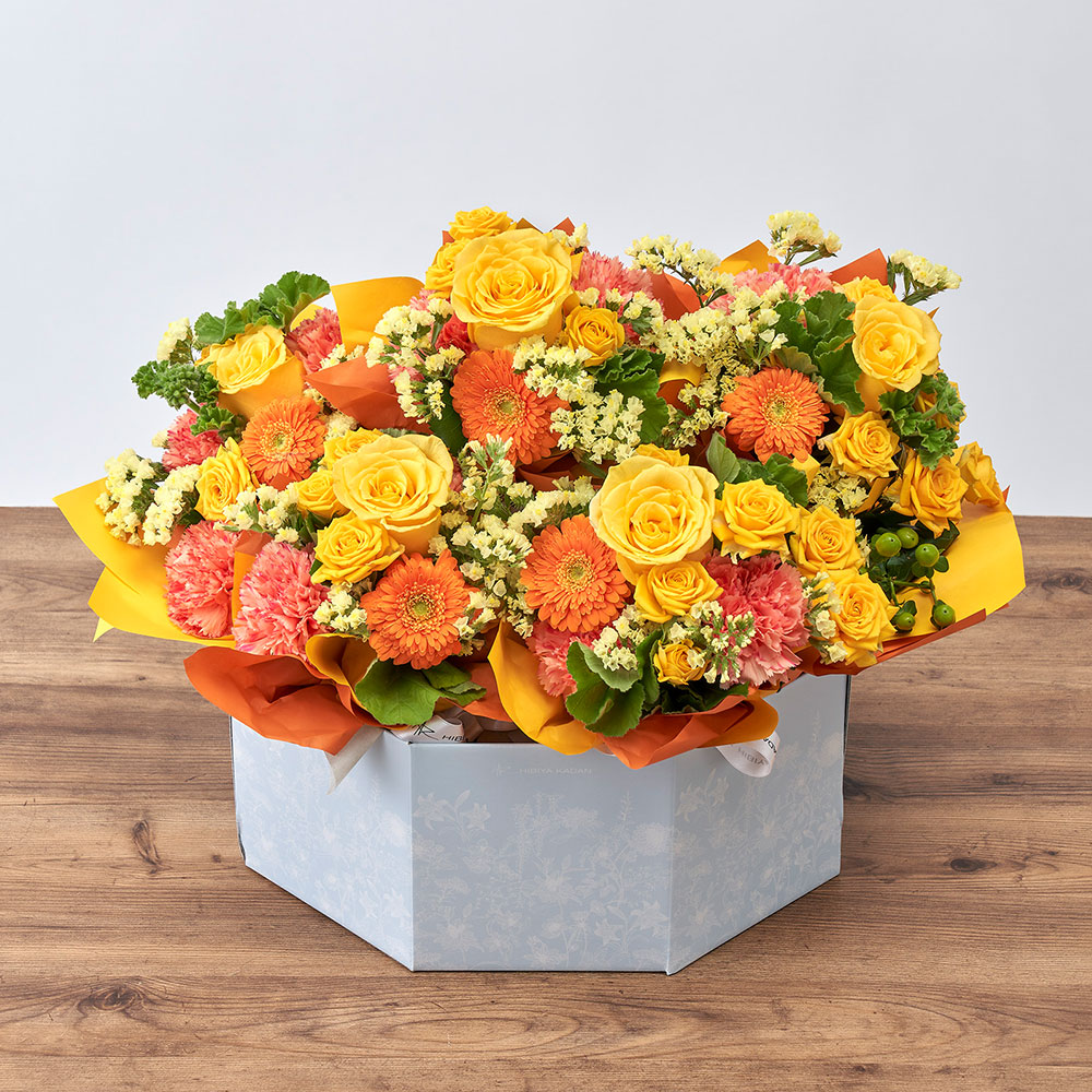 シェアフラワー（オレンジ系）