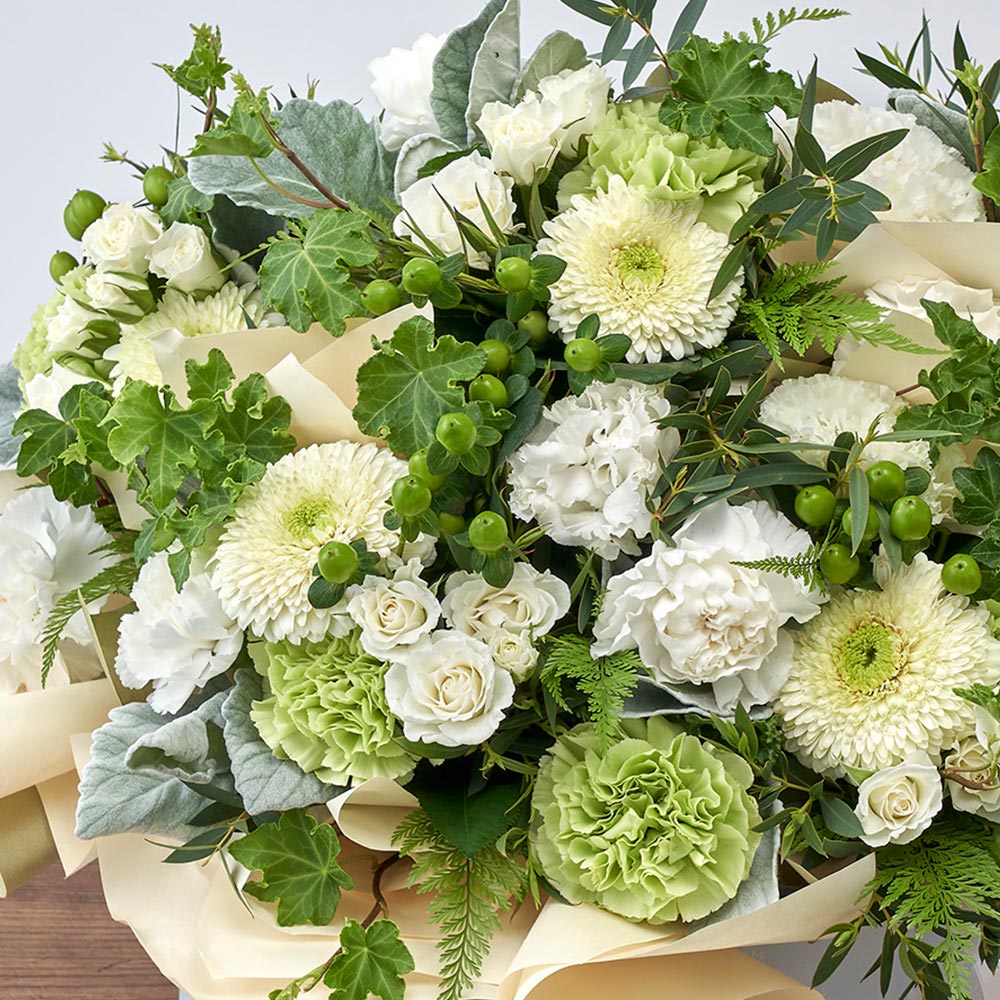 シェアフラワー（白・グリーン系）