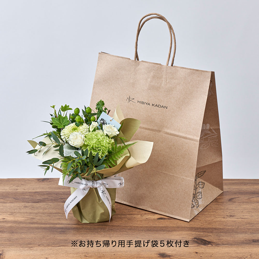 シェアフラワー（白・グリーン系）