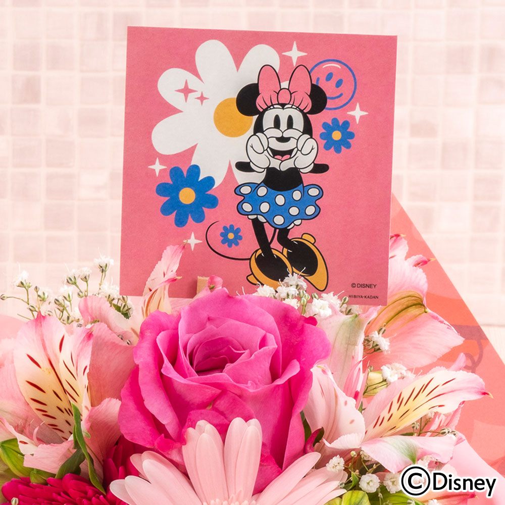 ディズニーそのまま飾れるブーケ「Minnie Groovy Day」（ミニーマウス）