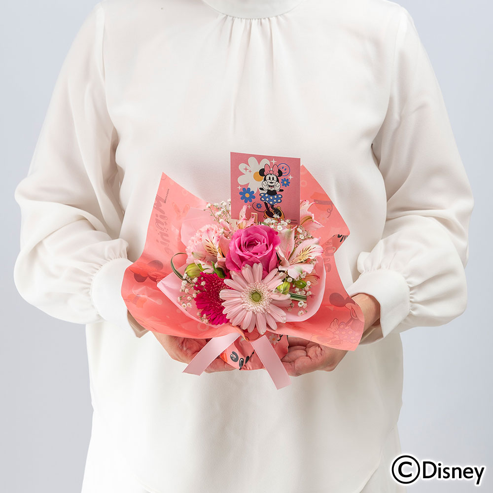 ディズニーそのまま飾れるブーケ「Minnie Groovy Day」（ミニーマウス）