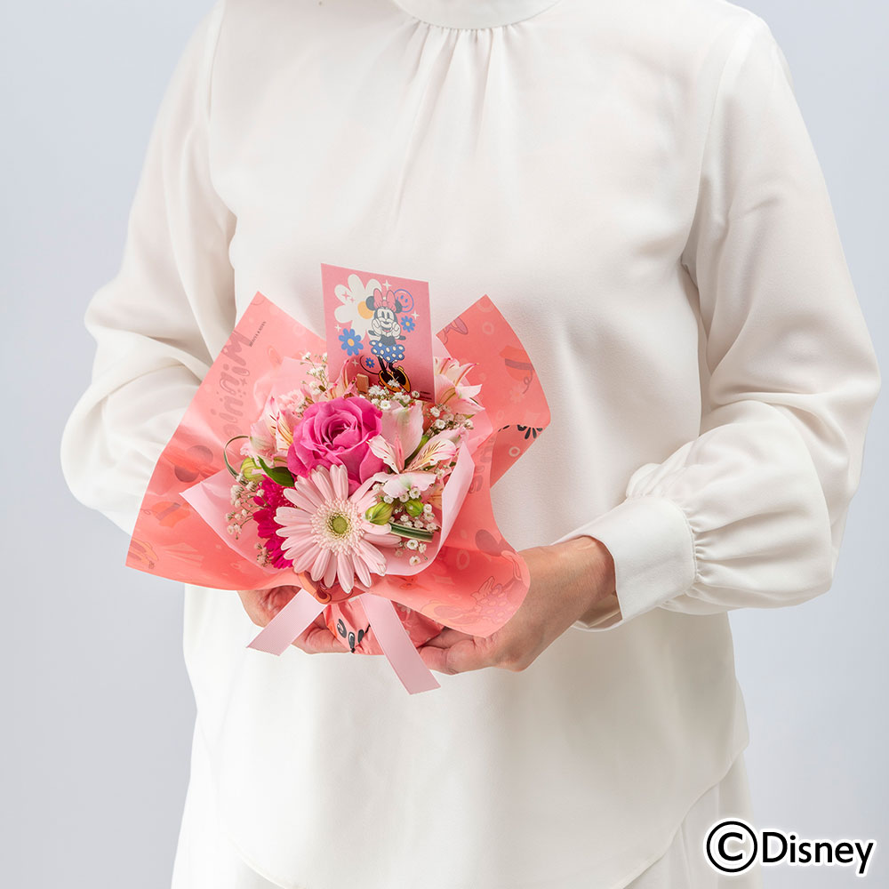 ディズニーそのまま飾れるブーケ「Minnie Groovy Day」（ミニーマウス）