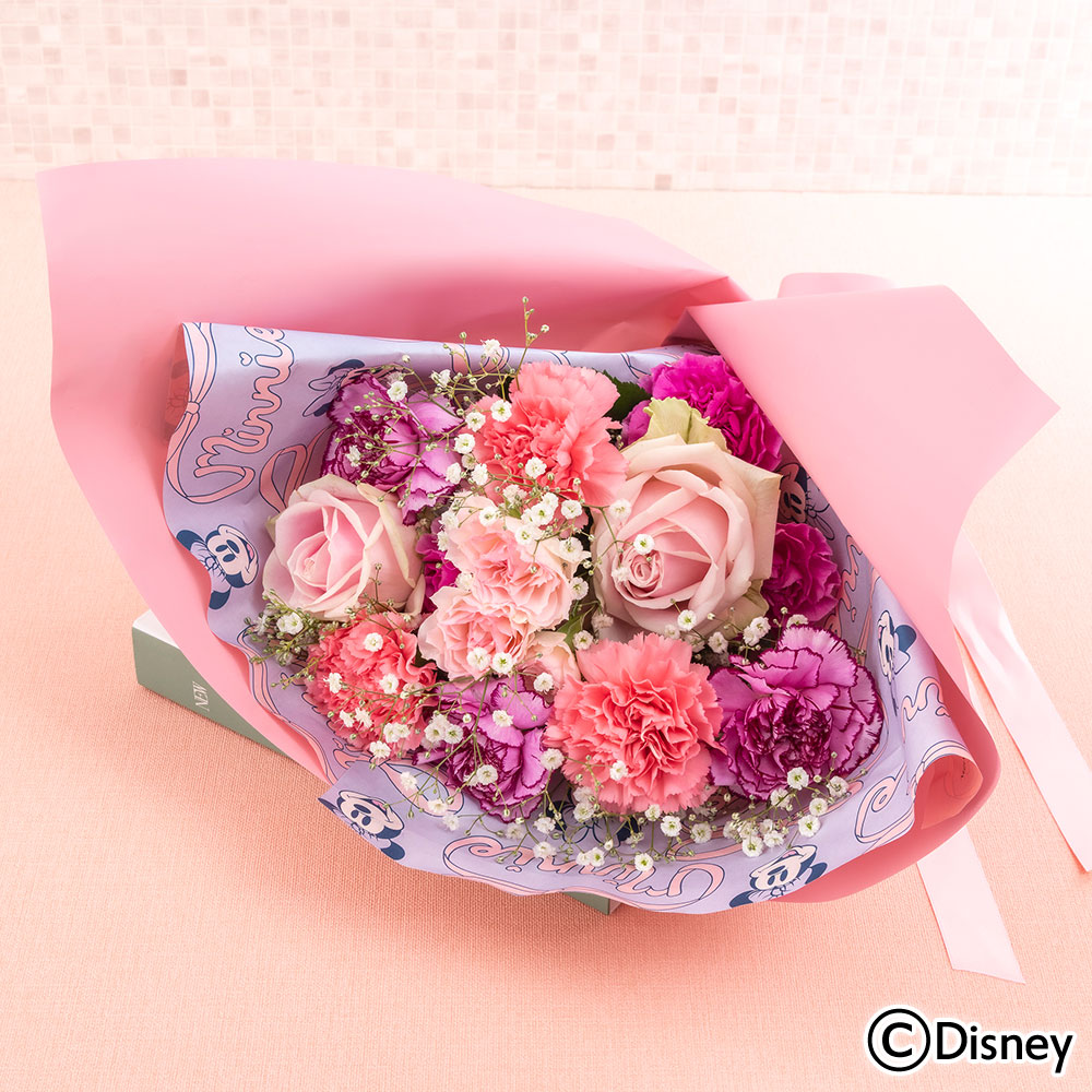 ディズニー花束「Minnie Groovy Bloom」（ミニーマウス）