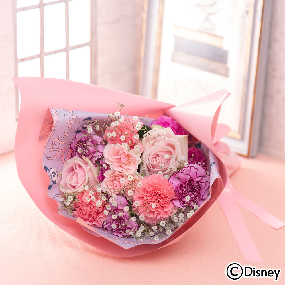 ディズニー花束「Minnie Groovy Bloom」（ミニーマウス）
