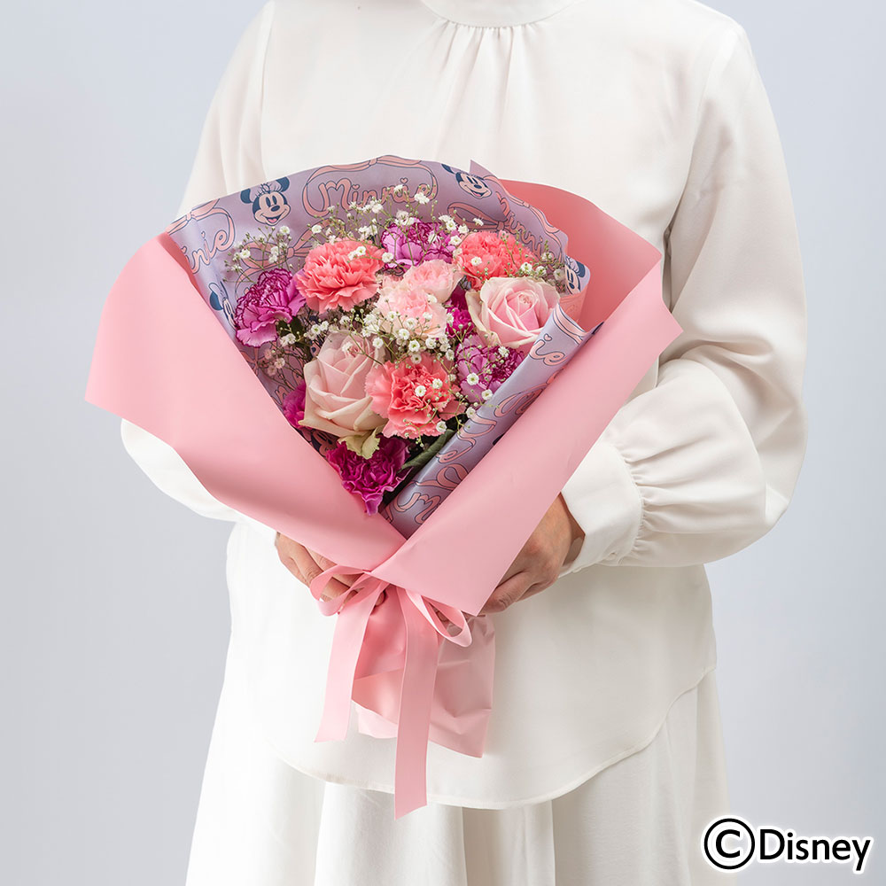 ディズニー花束「Minnie Groovy Bloom」（ミニーマウス）