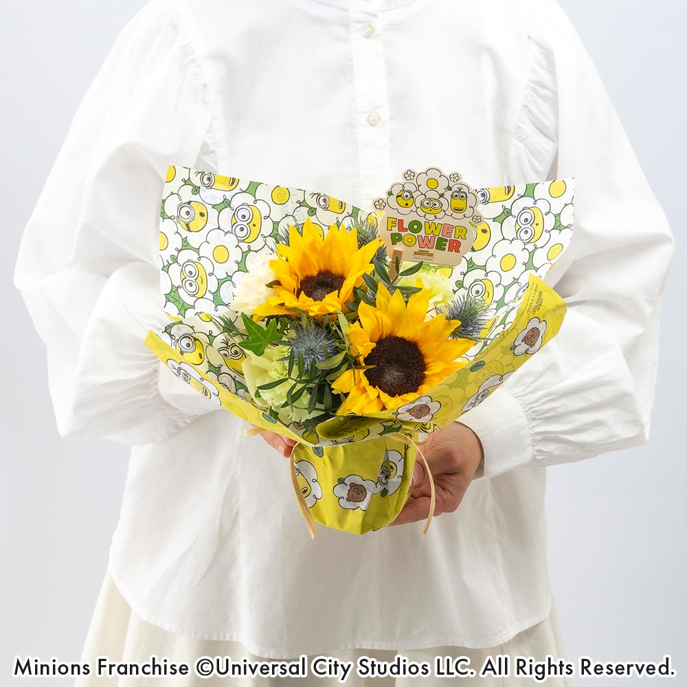 ミニオンズ そのまま飾れるブーケ「FLOWER POWER」