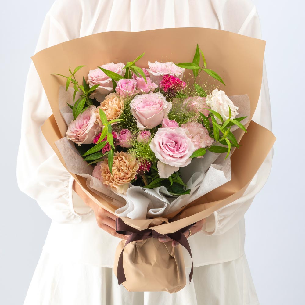 9月旬の花 ケイトウ 花束（ピンク・L）