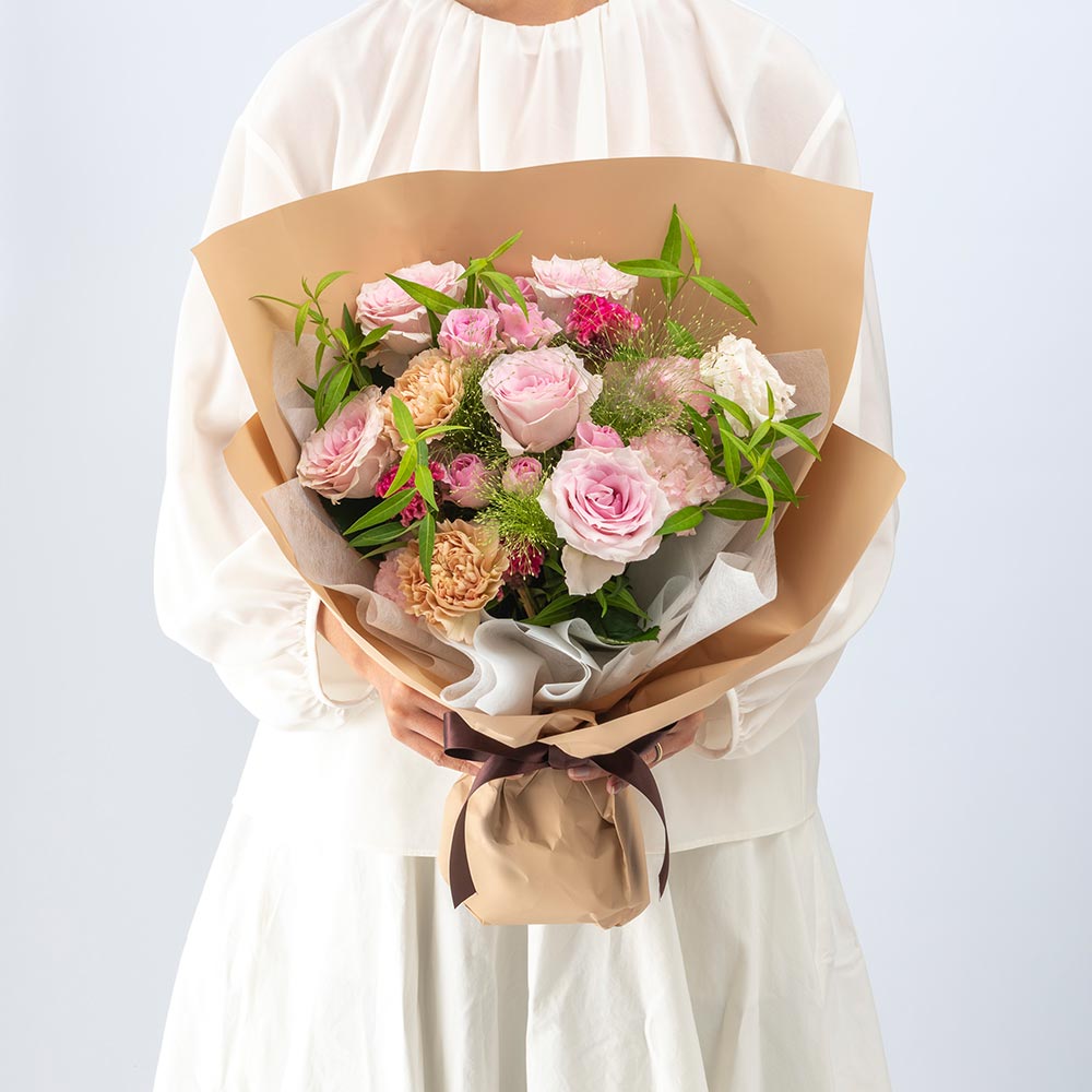 9月旬の花 ケイトウ 花束（ピンク・L）