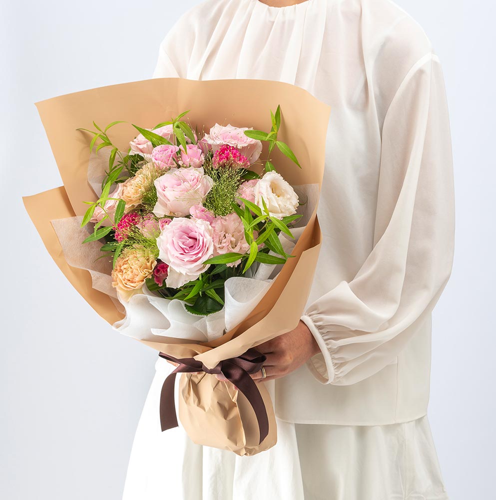 9月旬の花 ケイトウ 花束（ピンク・L）