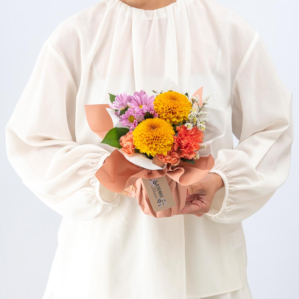 【お供え用】 O・SO・NA・E flower 「秋のそのまま飾れるブーケ」