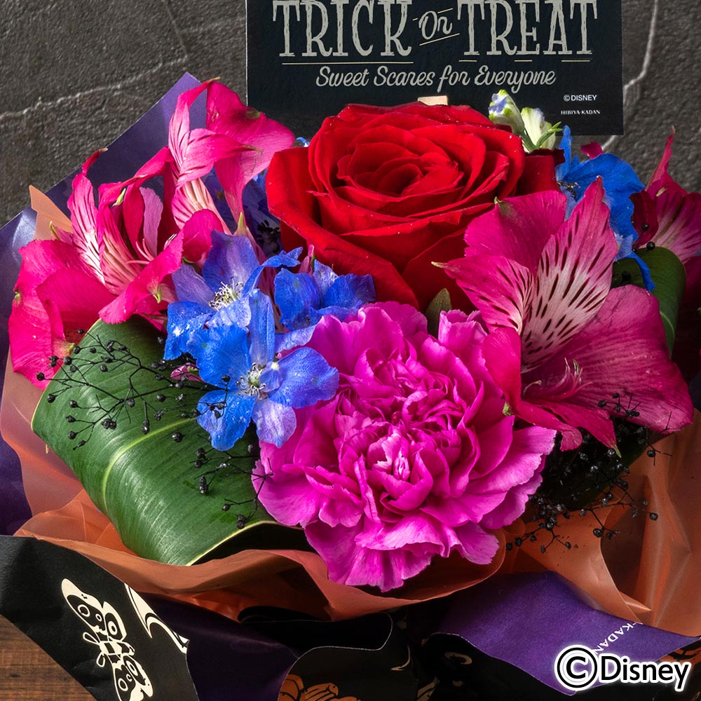 ディズニー そのまま飾れるブーケ「Happy Halloween（ミッキーマウス＆ミニーマウス）」