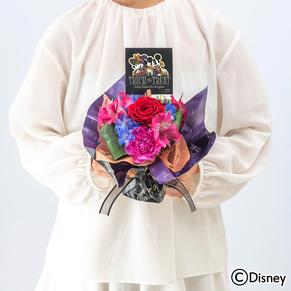 ディズニー そのまま飾れるブーケ「Happy Halloween（ミッキーマウス＆ミニーマウス）」