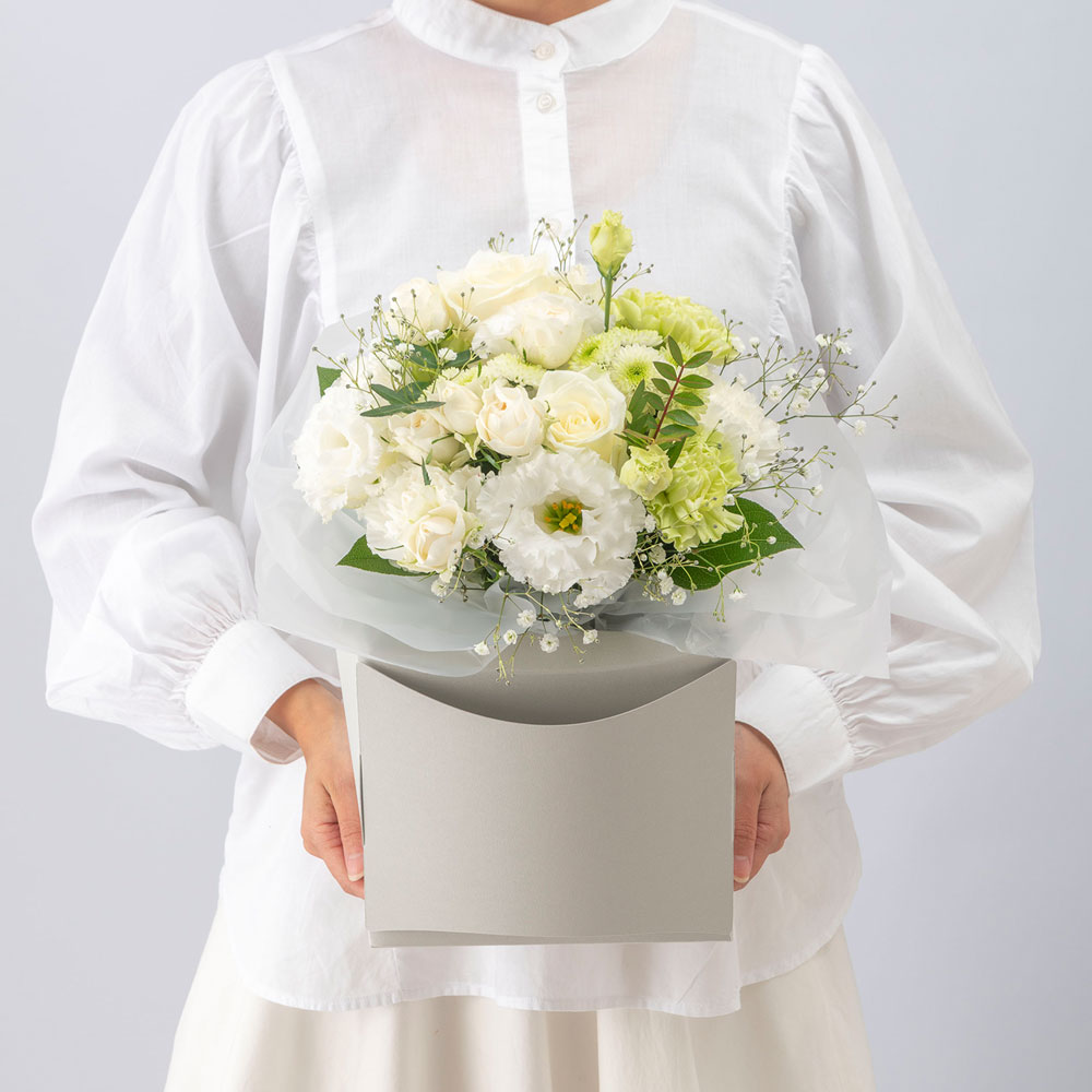 【お供え用】 パピエベース「グレー・L」