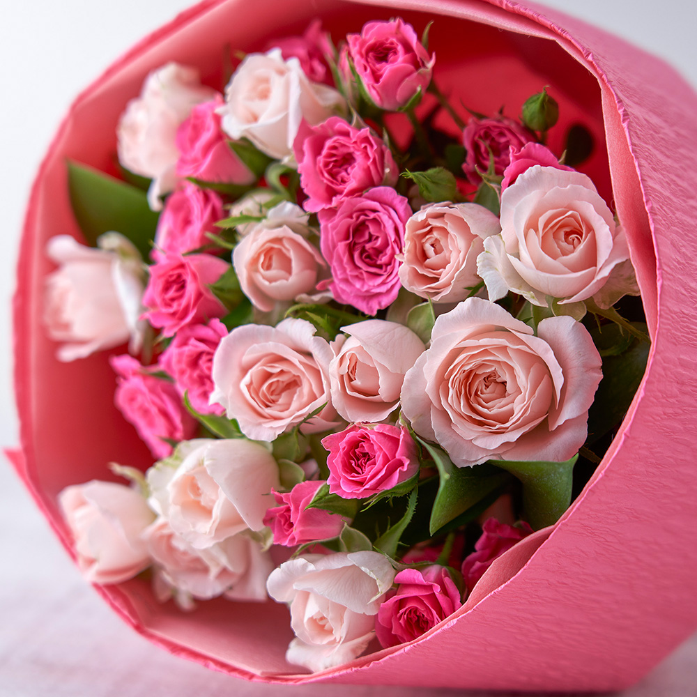 花束「ローズピンク」