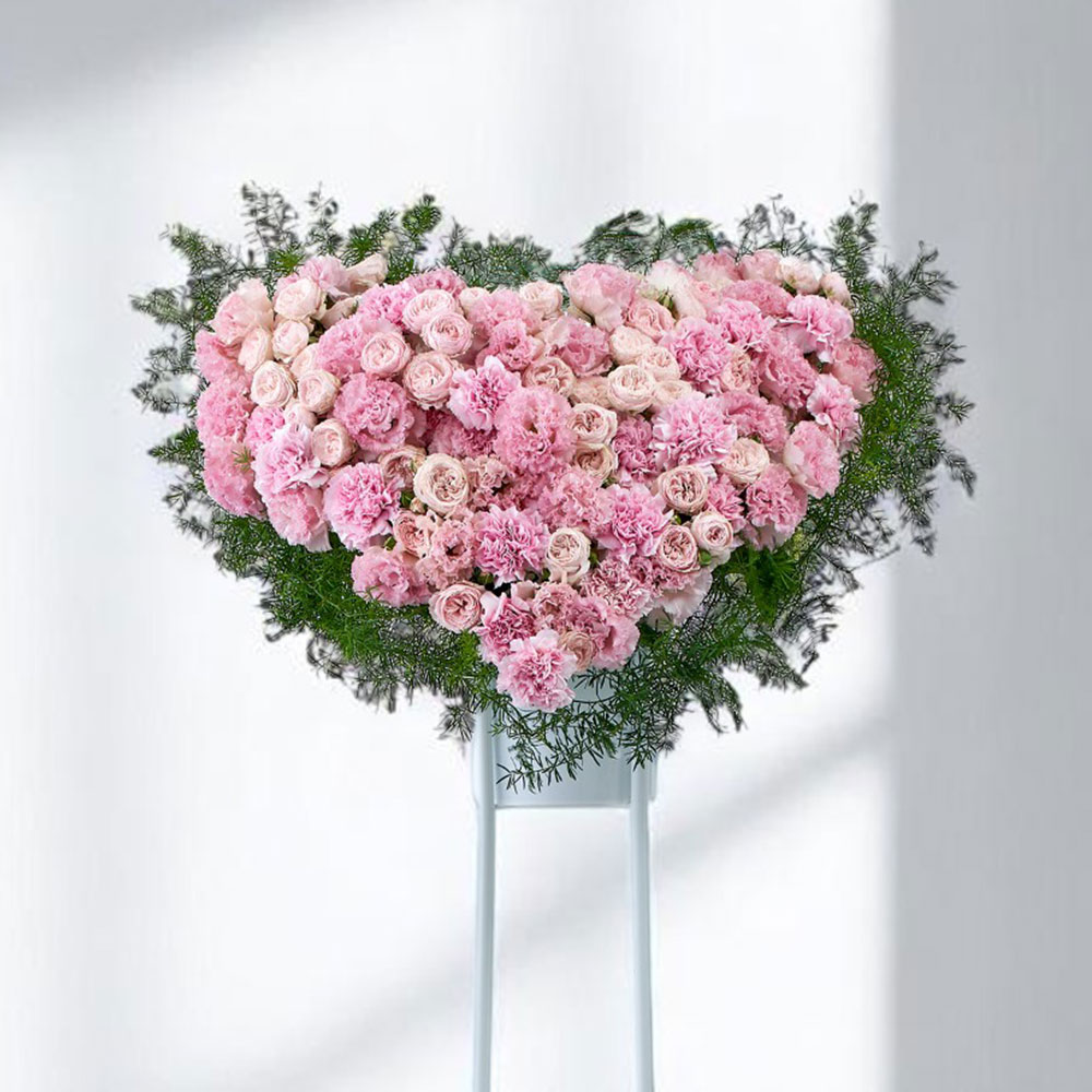 スタンド花「リュクス・ピンク」【都内エリア限定】