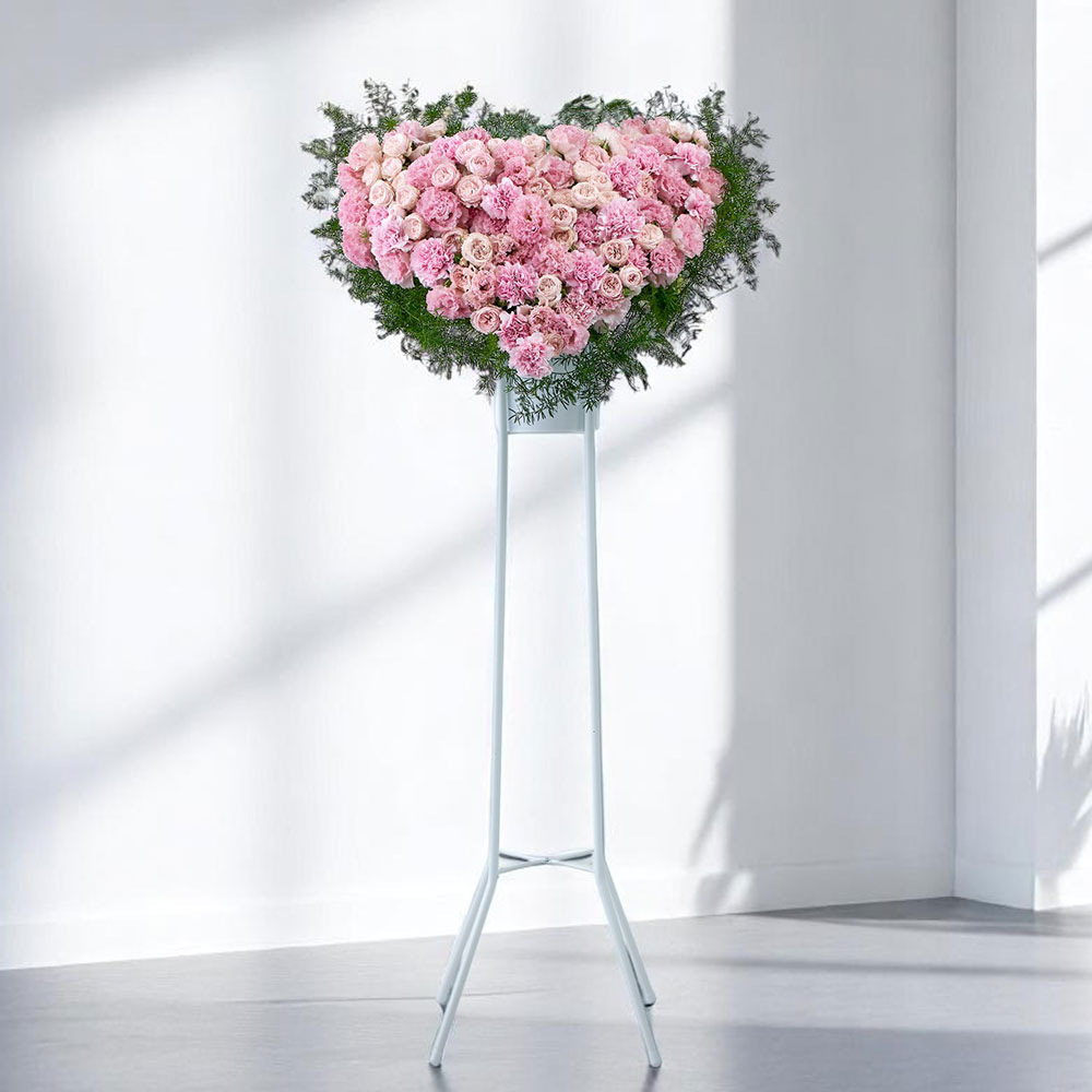スタンド花「リュクス・ピンク」【都内エリア限定】
