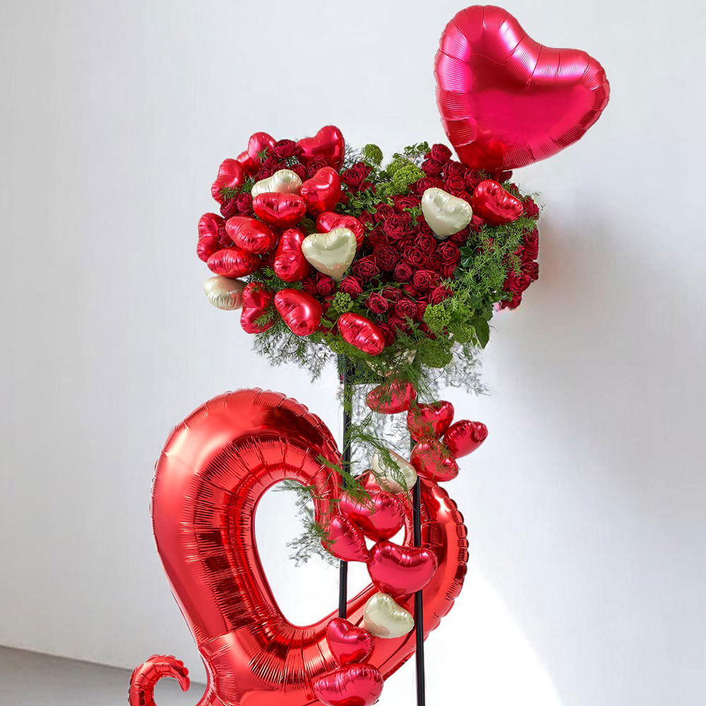 スタンド花「リュクス・ポップ」【都内エリア限定】