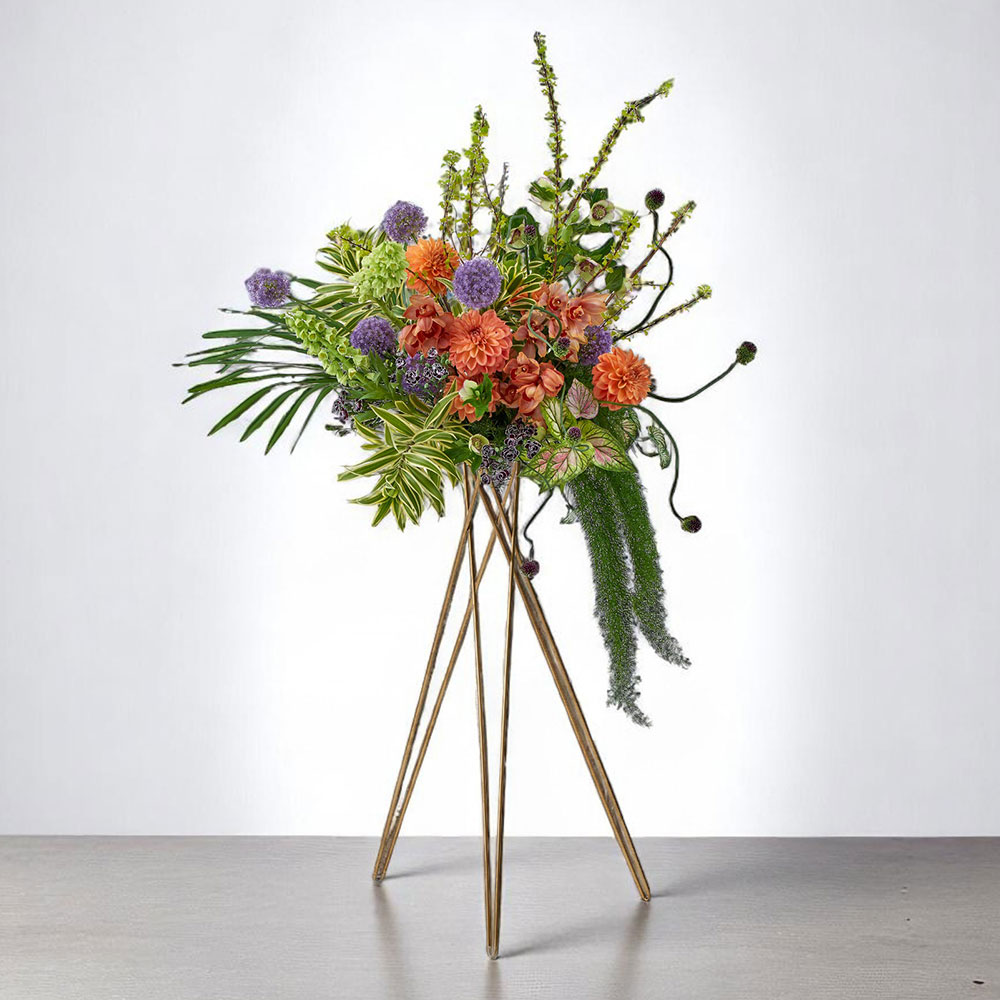 スタンド花「リュクス・オリエンタル」【都内エリア限定】