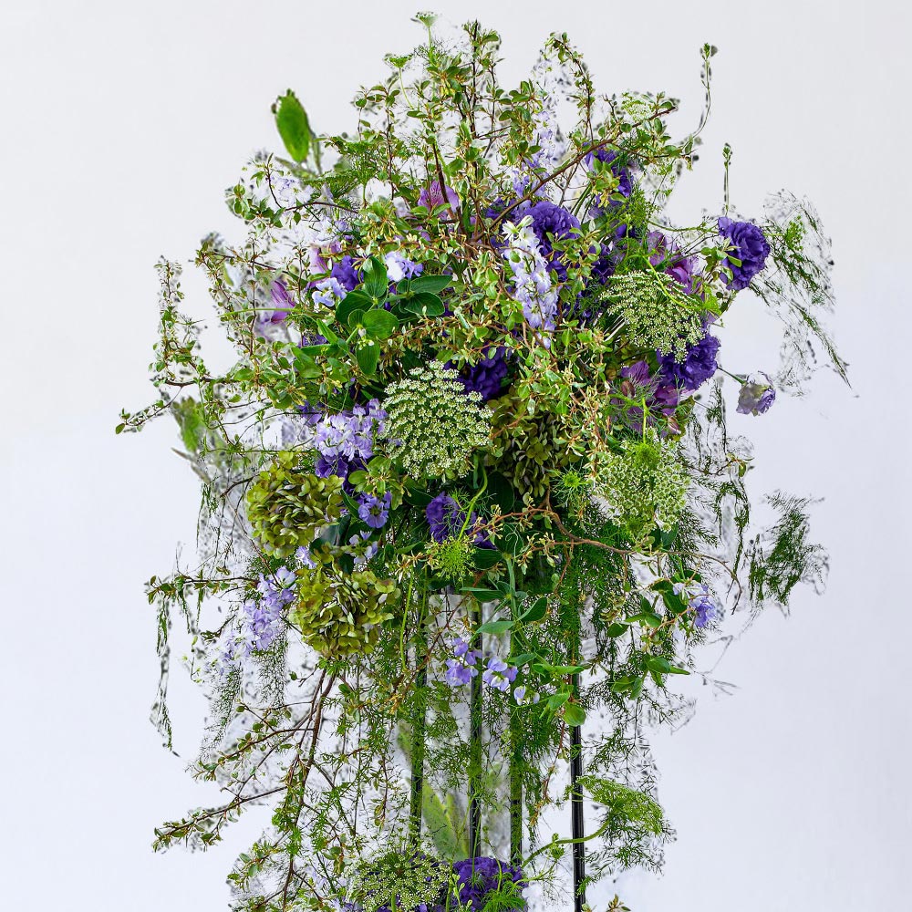 スタンド花「リュクス・ヴィオレ」【都内エリア限定】