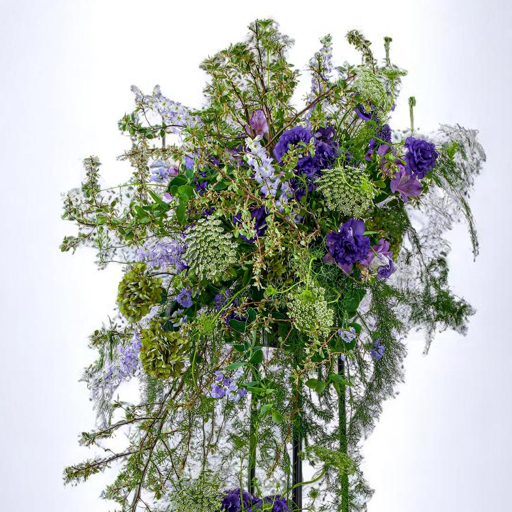 スタンド花「リュクス・ヴィオレ」【都内エリア限定】