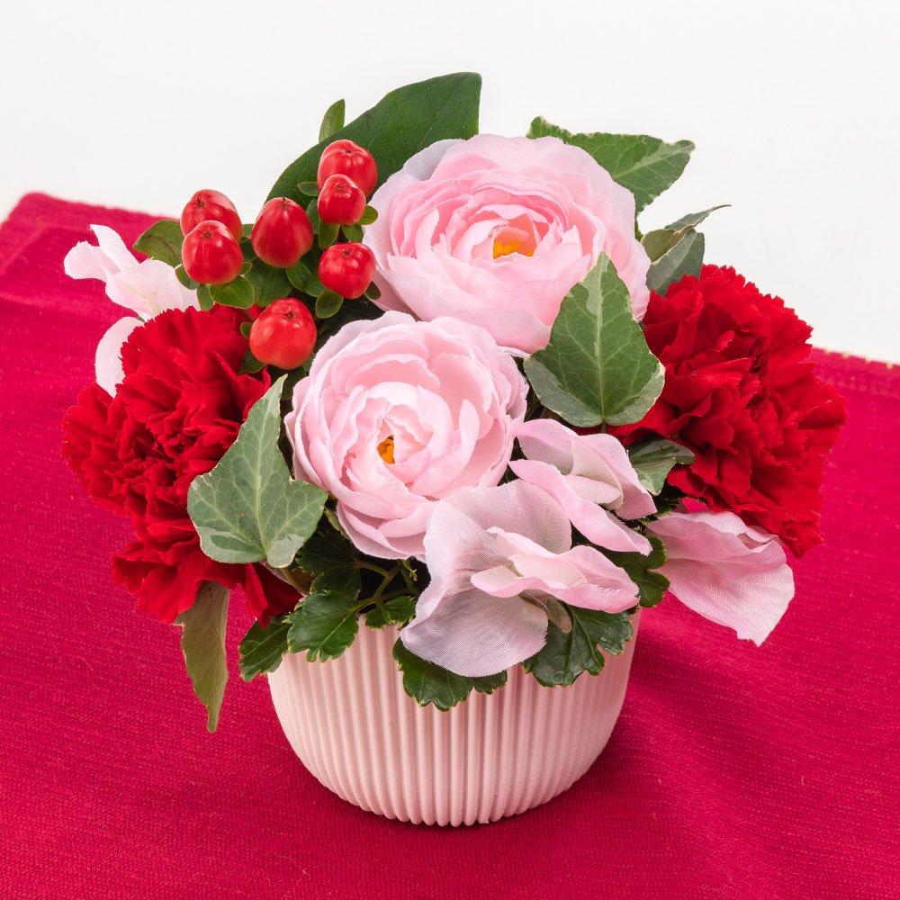 【期間限定】パティスリー キハチ「ショコラバームクーヘン」とアレンジメントのセット