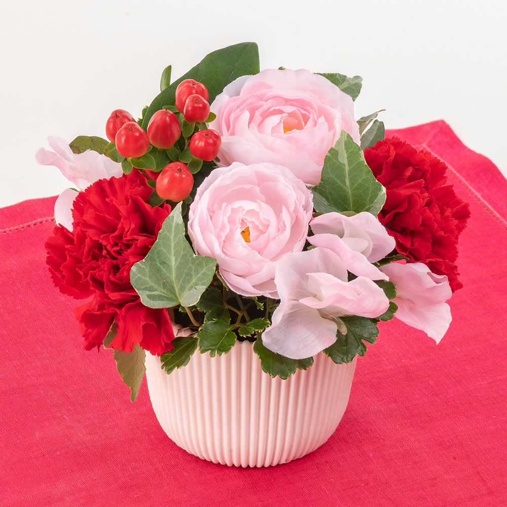 【期間限定】ゴディバ「あまおう苺クッキー アソートメント」とアレンジメントのセット