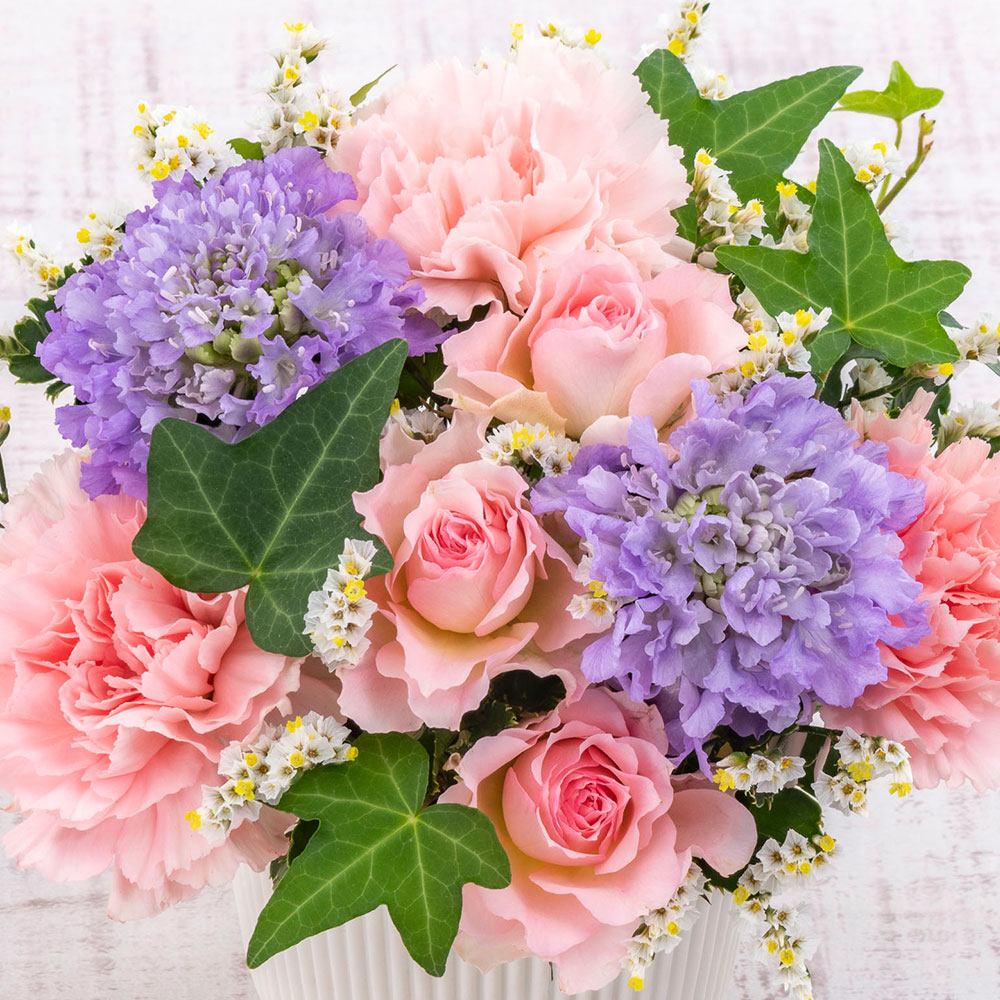 東京フラワーブーケ「チョコクランチ」とアレンジメントのセット