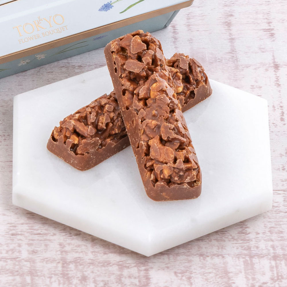 東京フラワーブーケ「チョコクランチ」とアレンジメントのセット